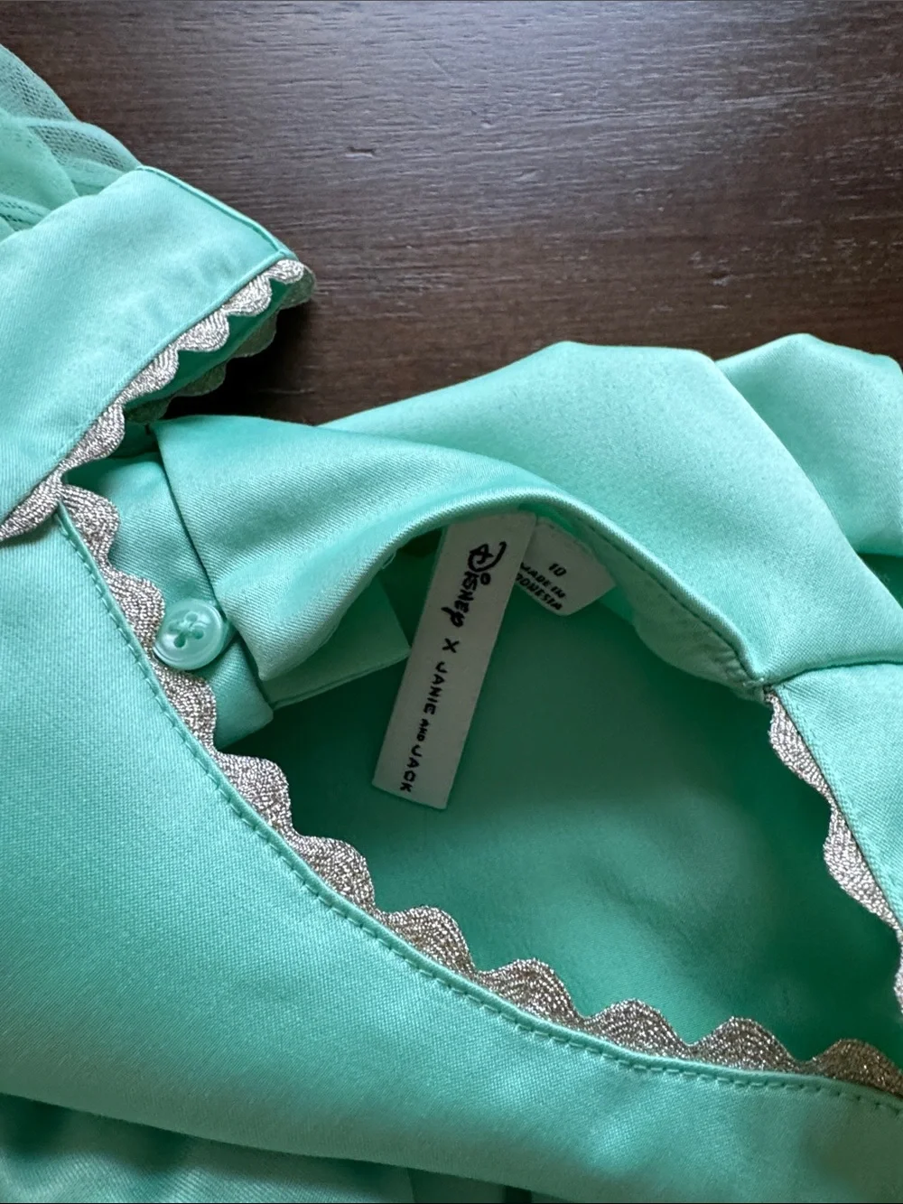 NWOT Sz 10 Disney X Janie and Jack Tiana tulle princess dress